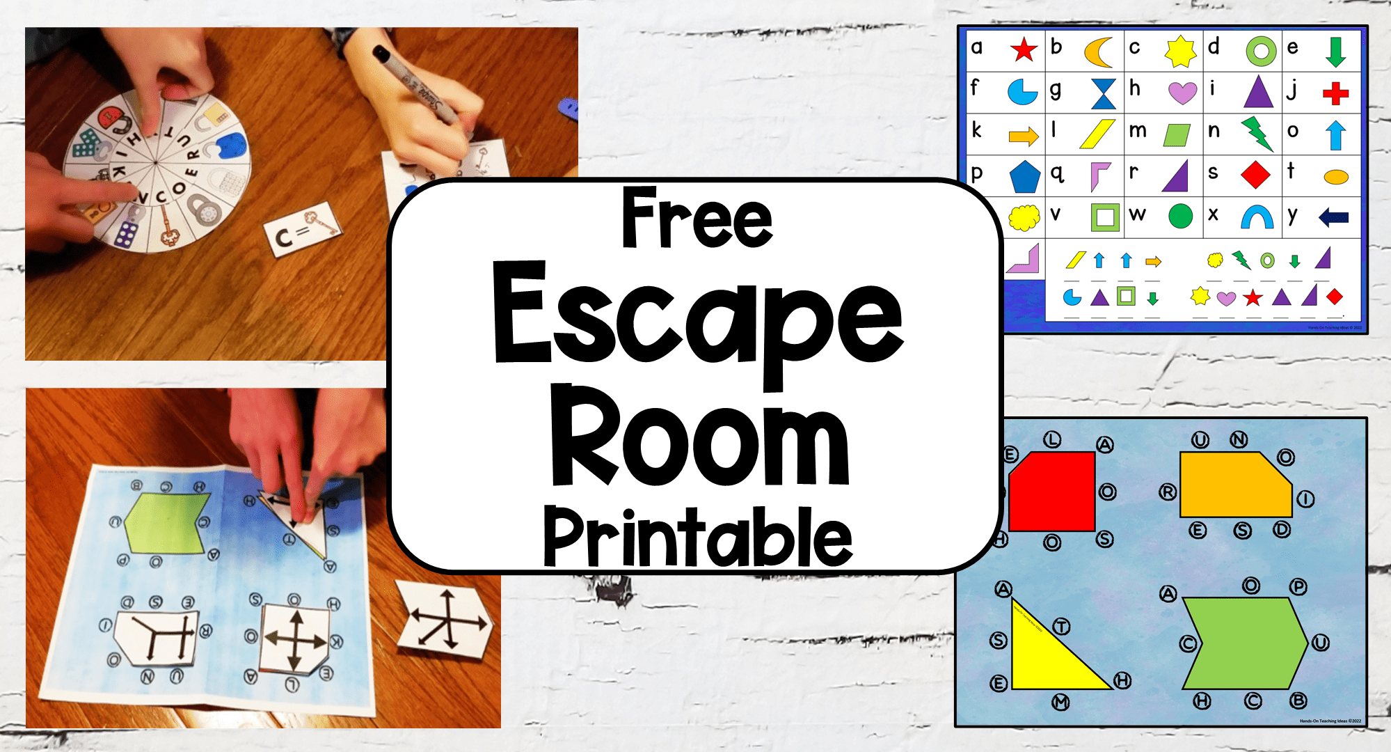 Printable Escape Room Puzzles For Kids