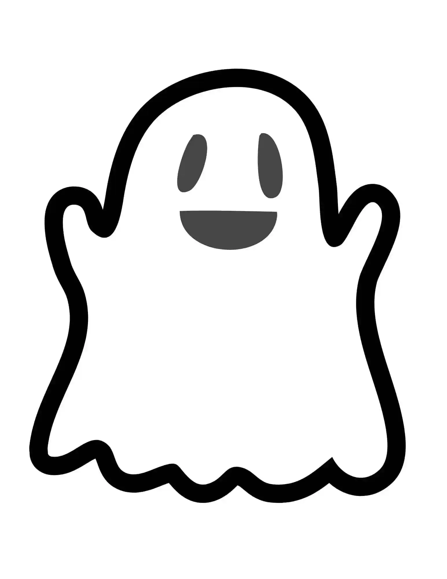 Free Printable Ghost Template