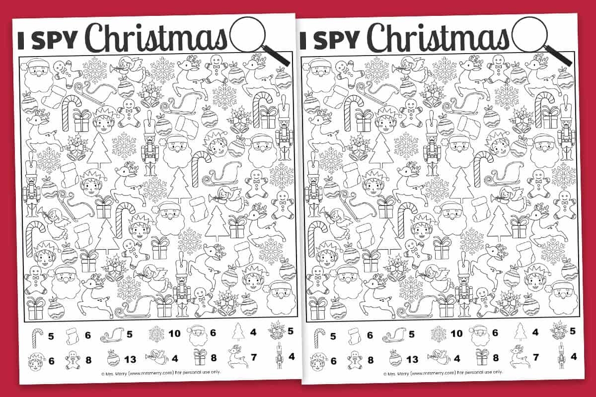 Free Christmas Activity Printables