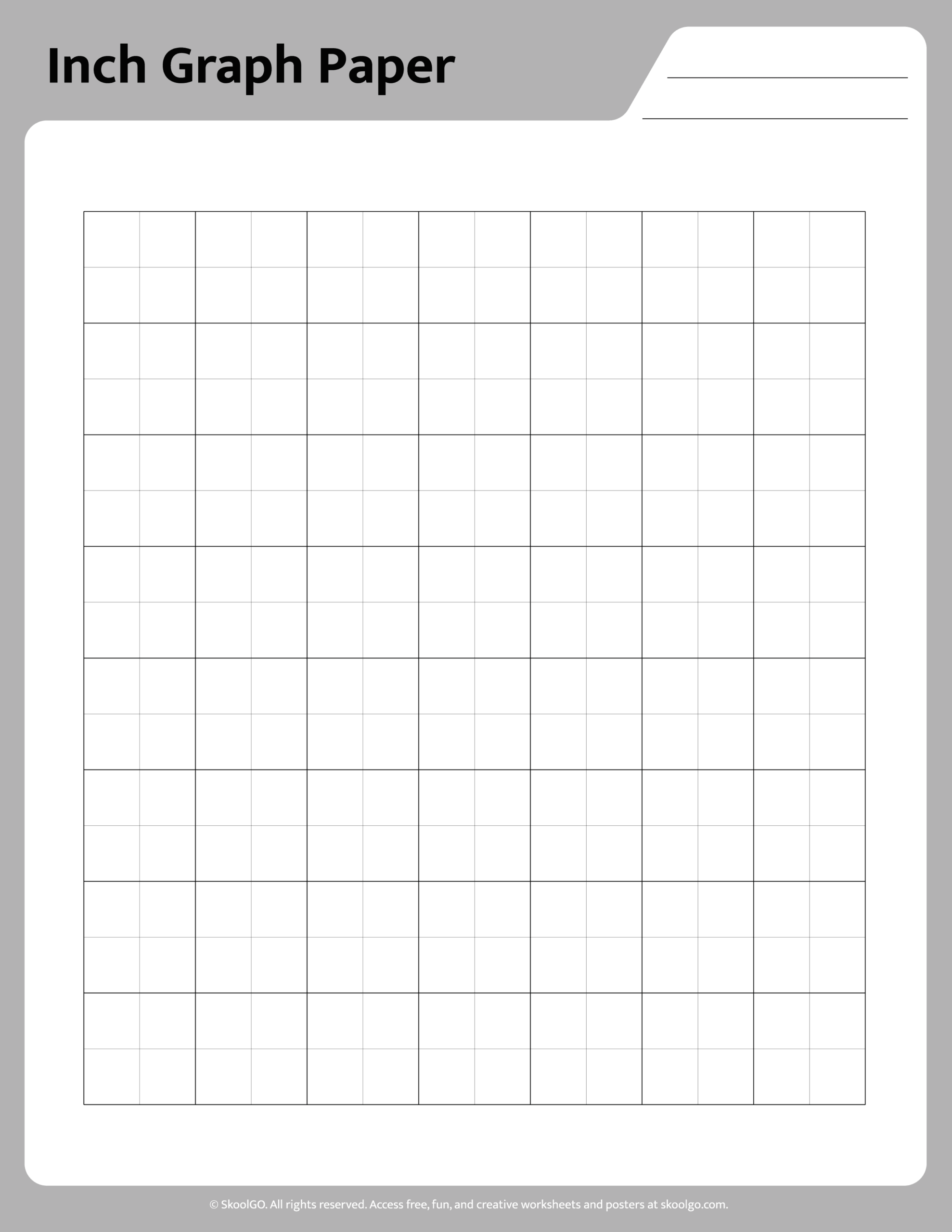 Inch Graph Paper Printable
