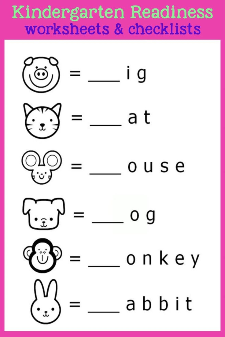 Free Printable Kindergarten Readiness Checklist PDF Sheets For 2025