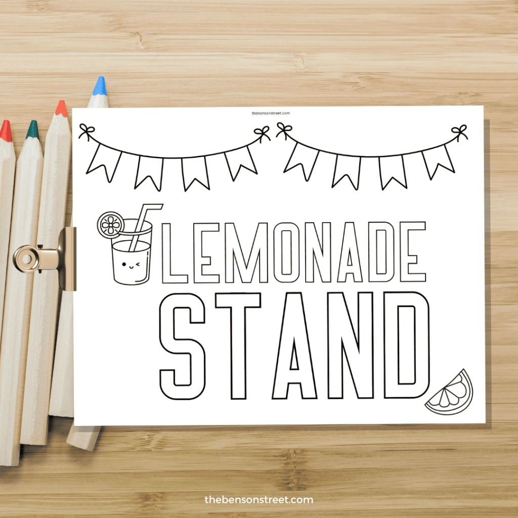 Free Printable Lemonade Stand Sign Template