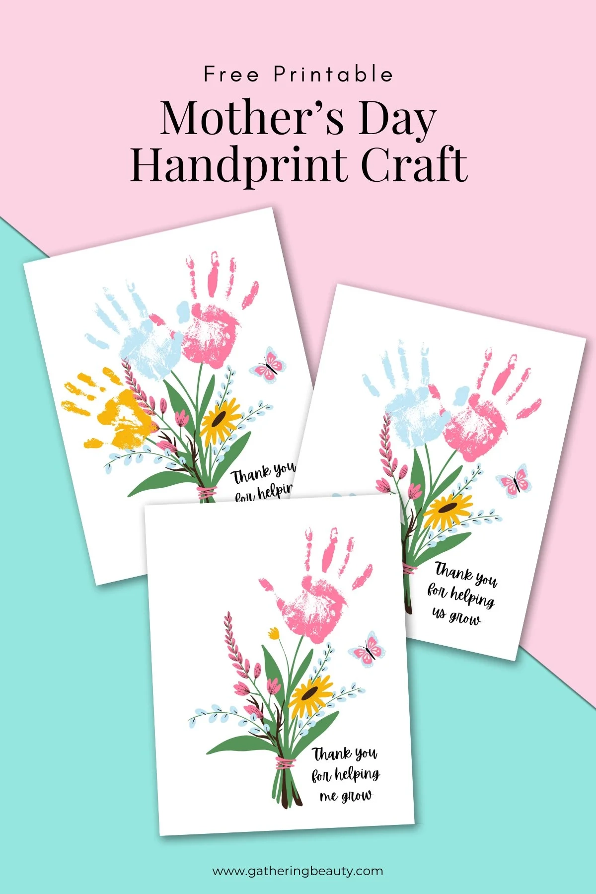 Printable Mother's Day Craft Template