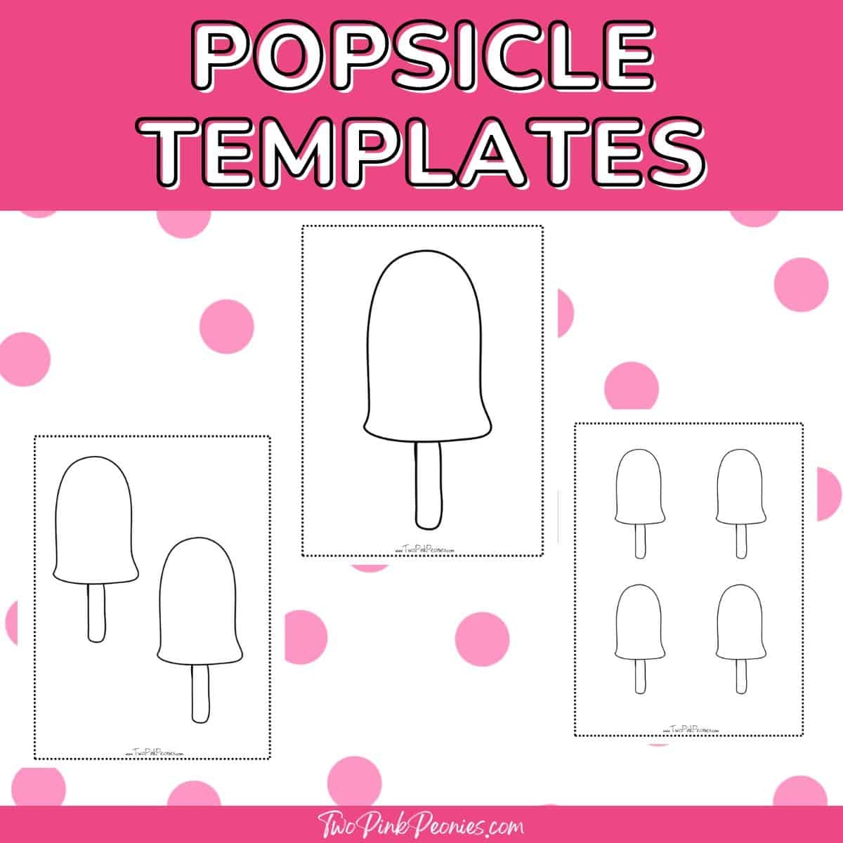 Printable Popsicle Template