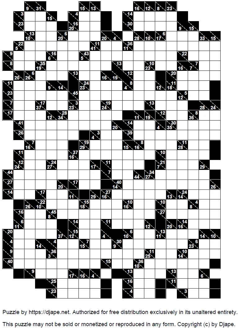 Free Printable Puzzle PDFs Picross Kakuro Sudoku And More