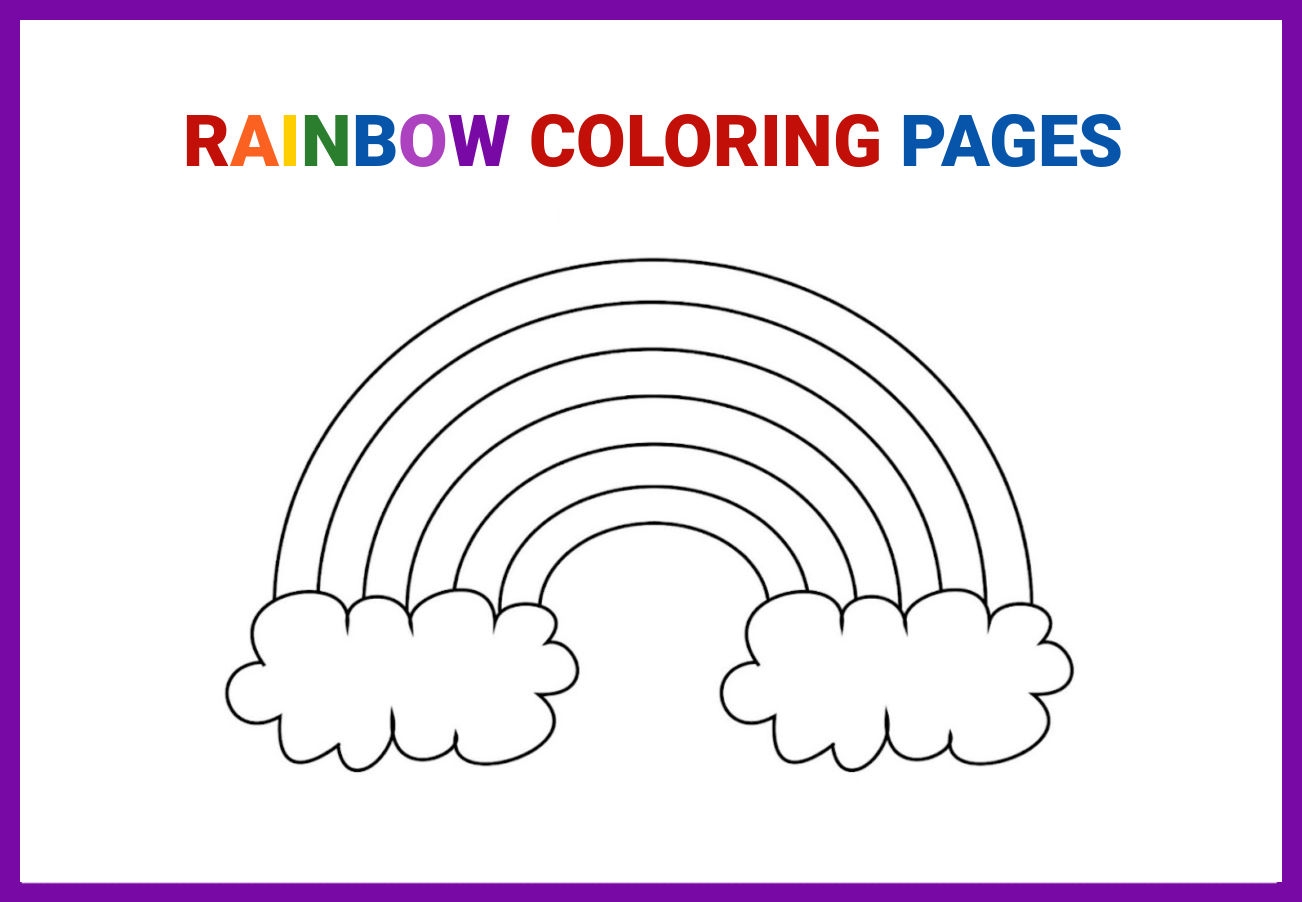 Free Printable Rainbow Template