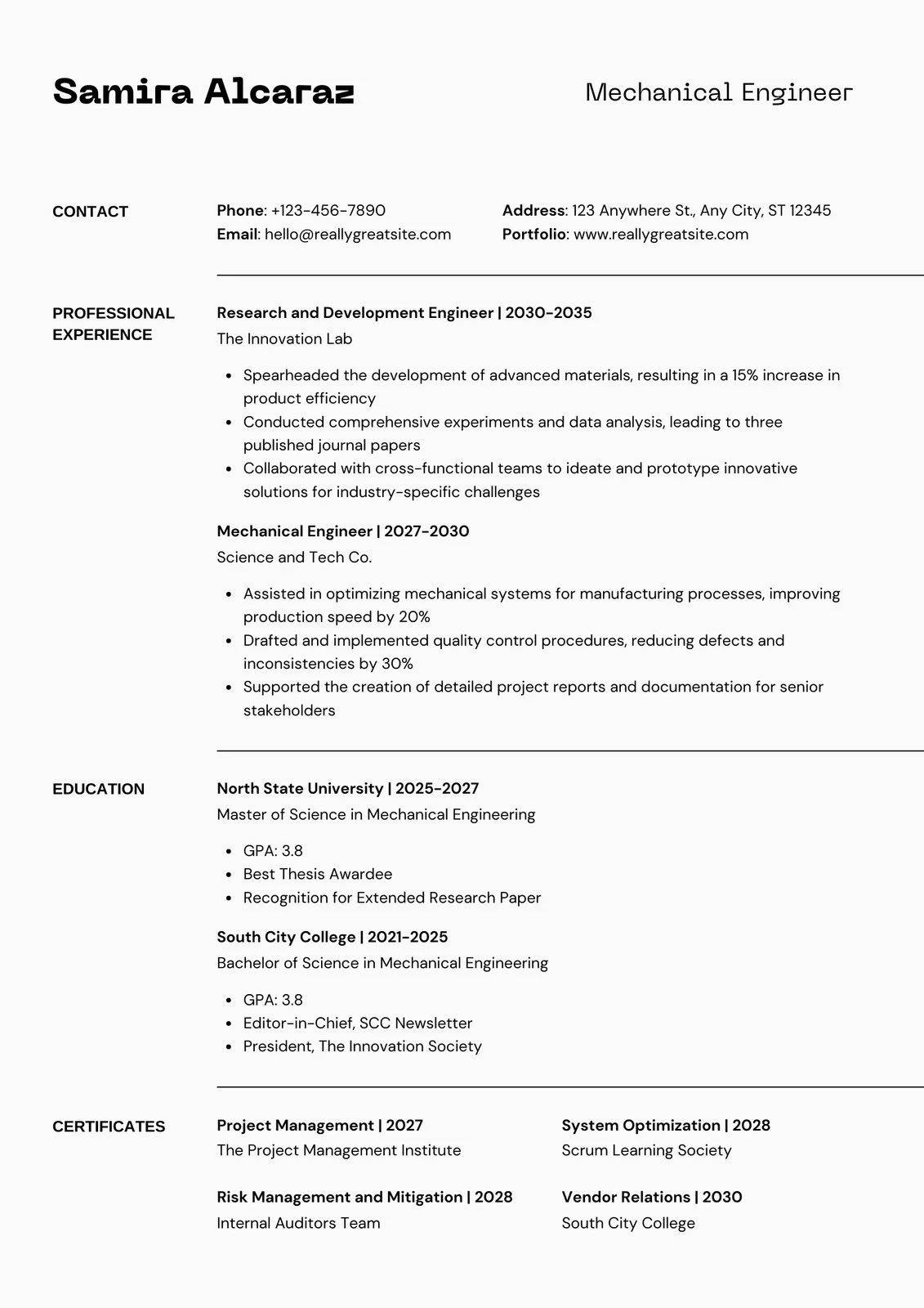 Free Printable Resume Templates You Can Customize Canva