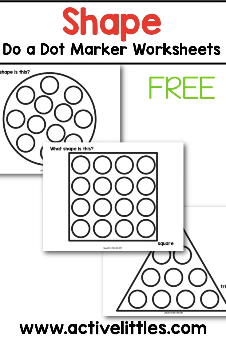 Do A Dot Worksheets Free Printables
