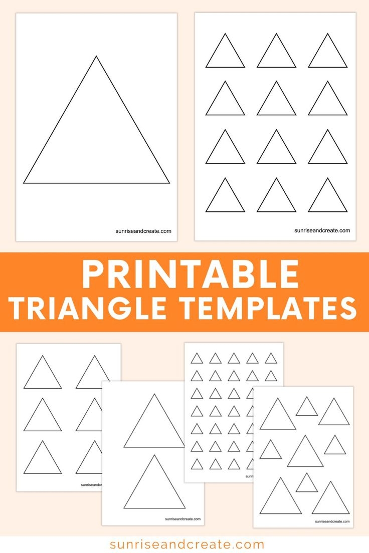 Free Printable Triangle Templates