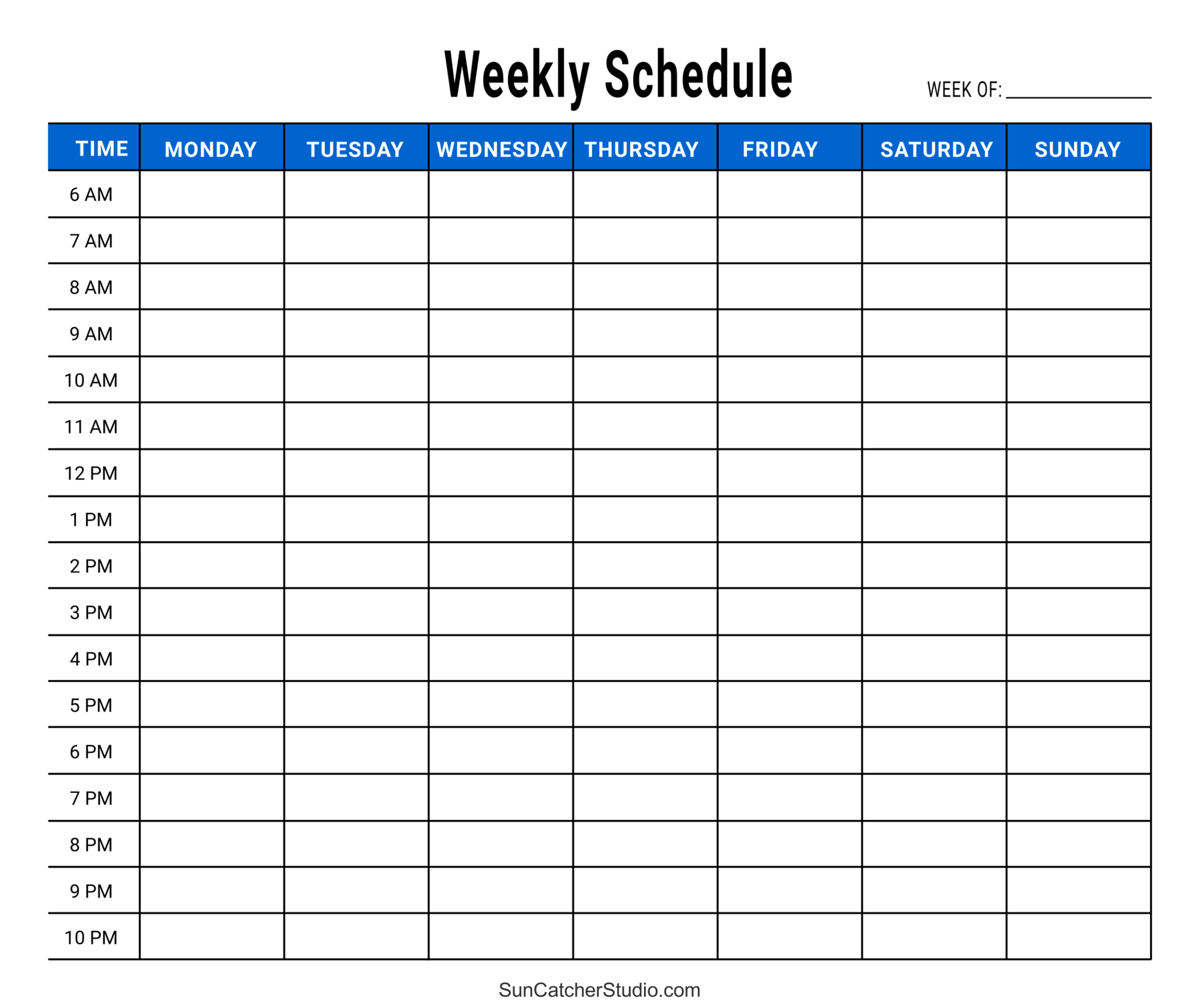 Free Printable Weekly Planner Templates PDF Free Printables 