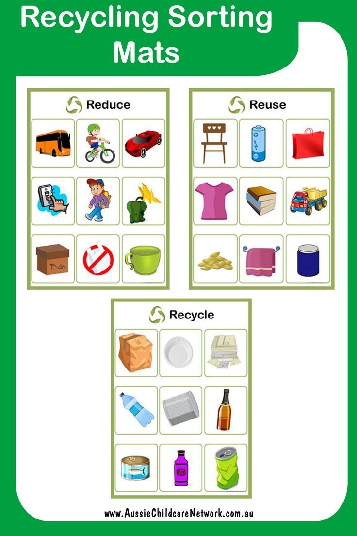Printable Recycling Activities For Kids