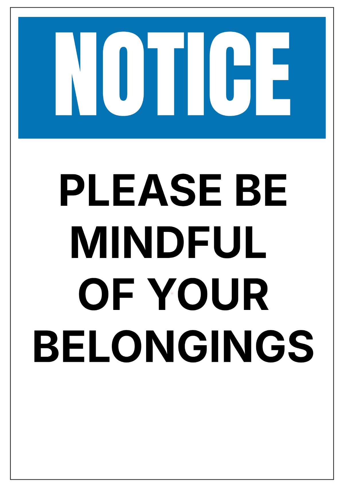 Free Sign Templates Editable And Printable