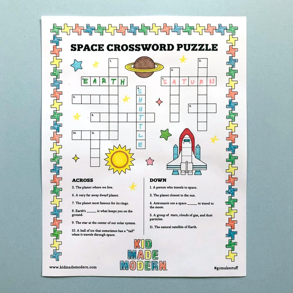 Crossword Puzzles Printable Free Kids Age 9