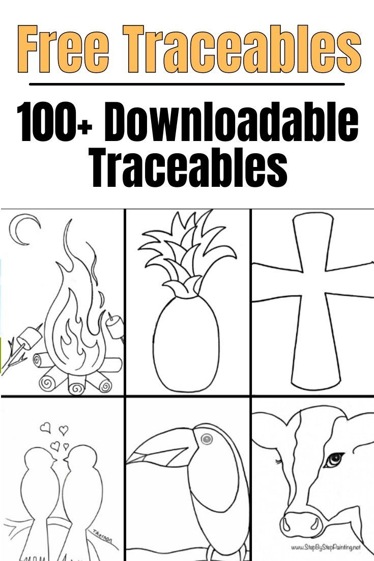Free Traceables Step By Step Painting