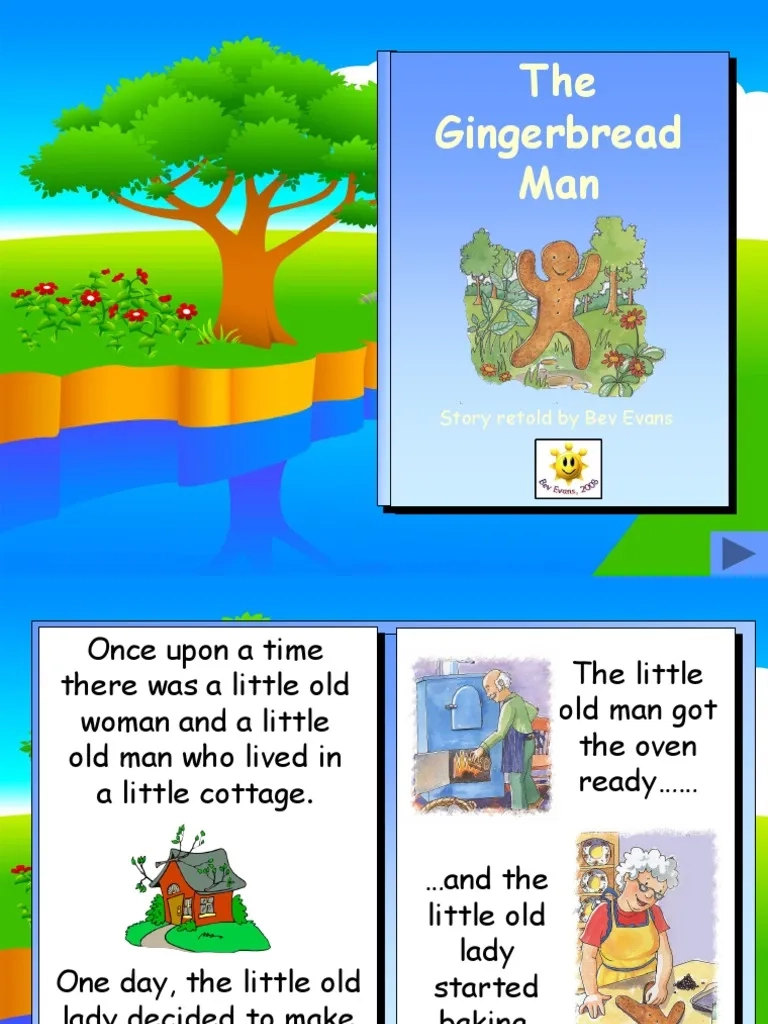Gingerbread Man Story Book PDF