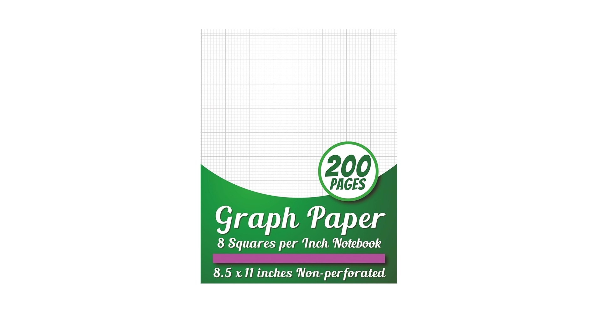 Graph Paper 8 Squares Per Inch Notebook 1 8 Inch Graph Rule 