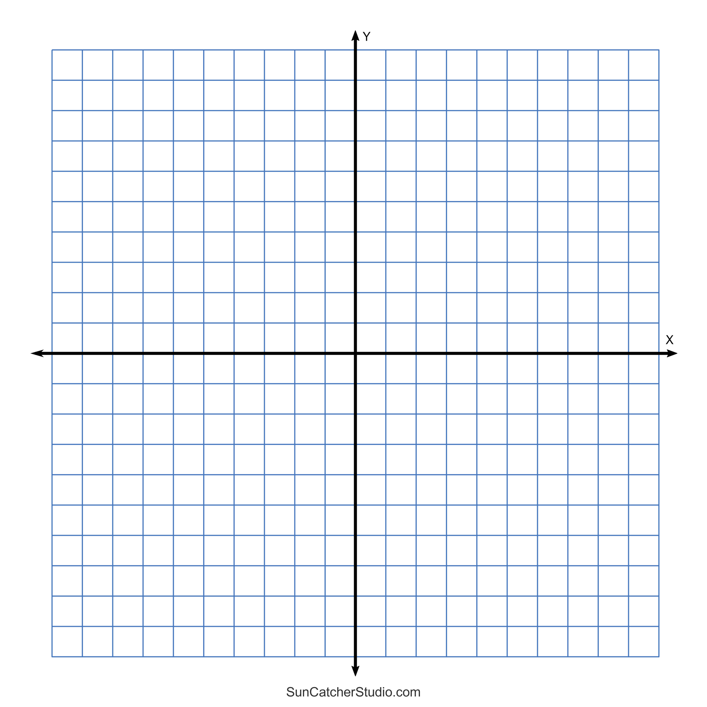 Coordinate Plane Paper Free Printable