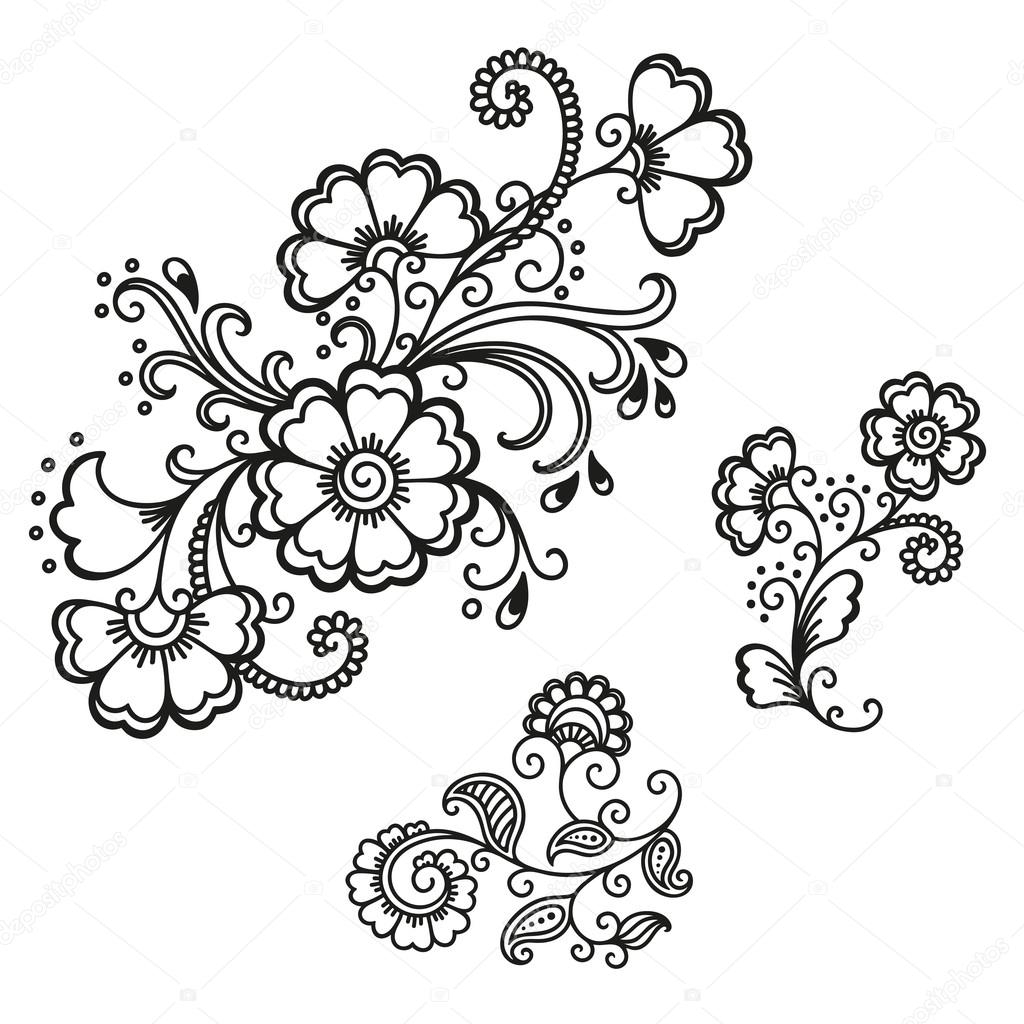 Printable Henna Templates