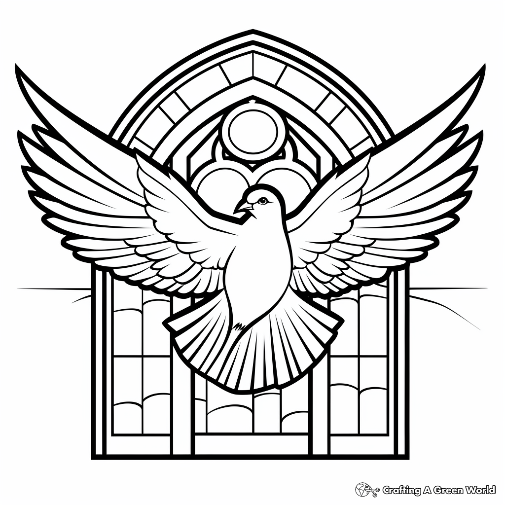 Holy Spirit Coloring Pages Free amp Printable 