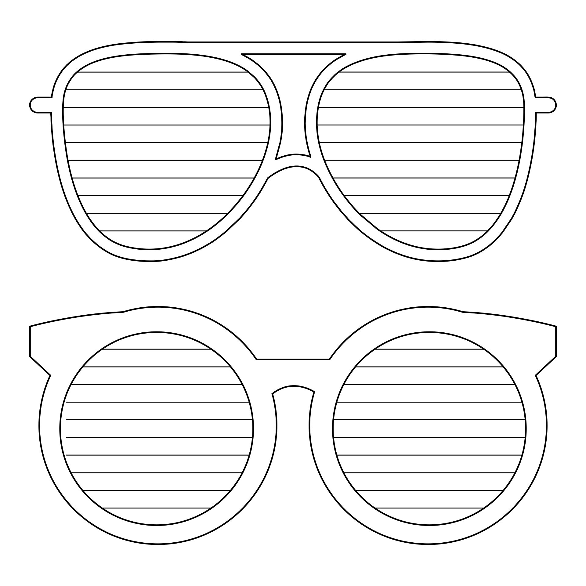 Hot Sunglasses Writing Template Free Shipping Sun Glasses Outline 