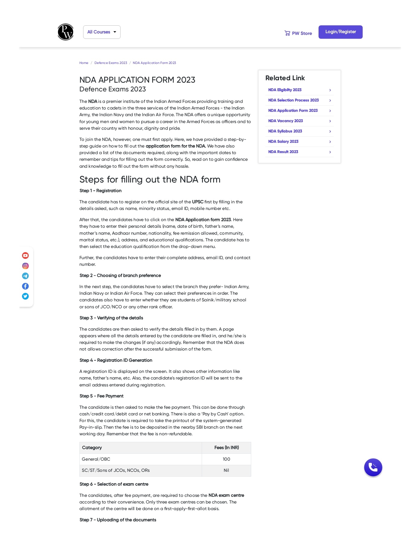 How To Apply For NDA Application Form 2023 PW Flip EBook Pages 