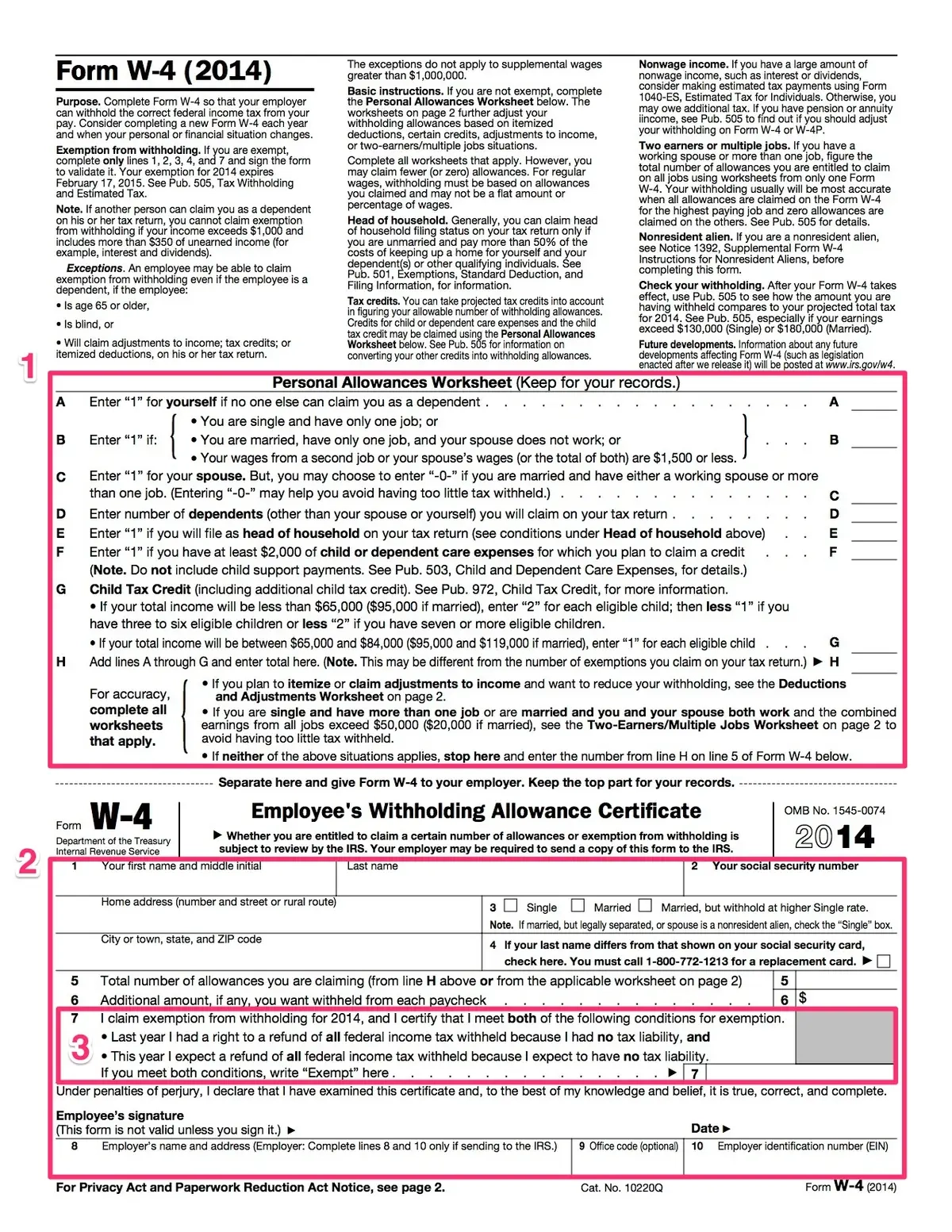 Federal W4 Form 2026