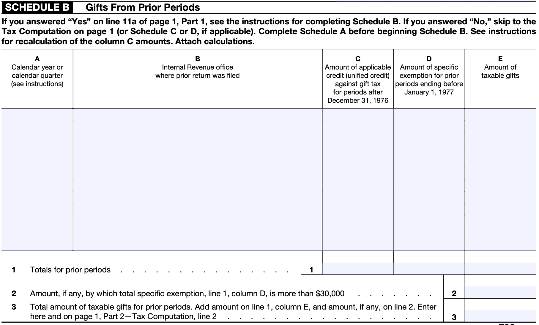 Irs Form Gift To Children