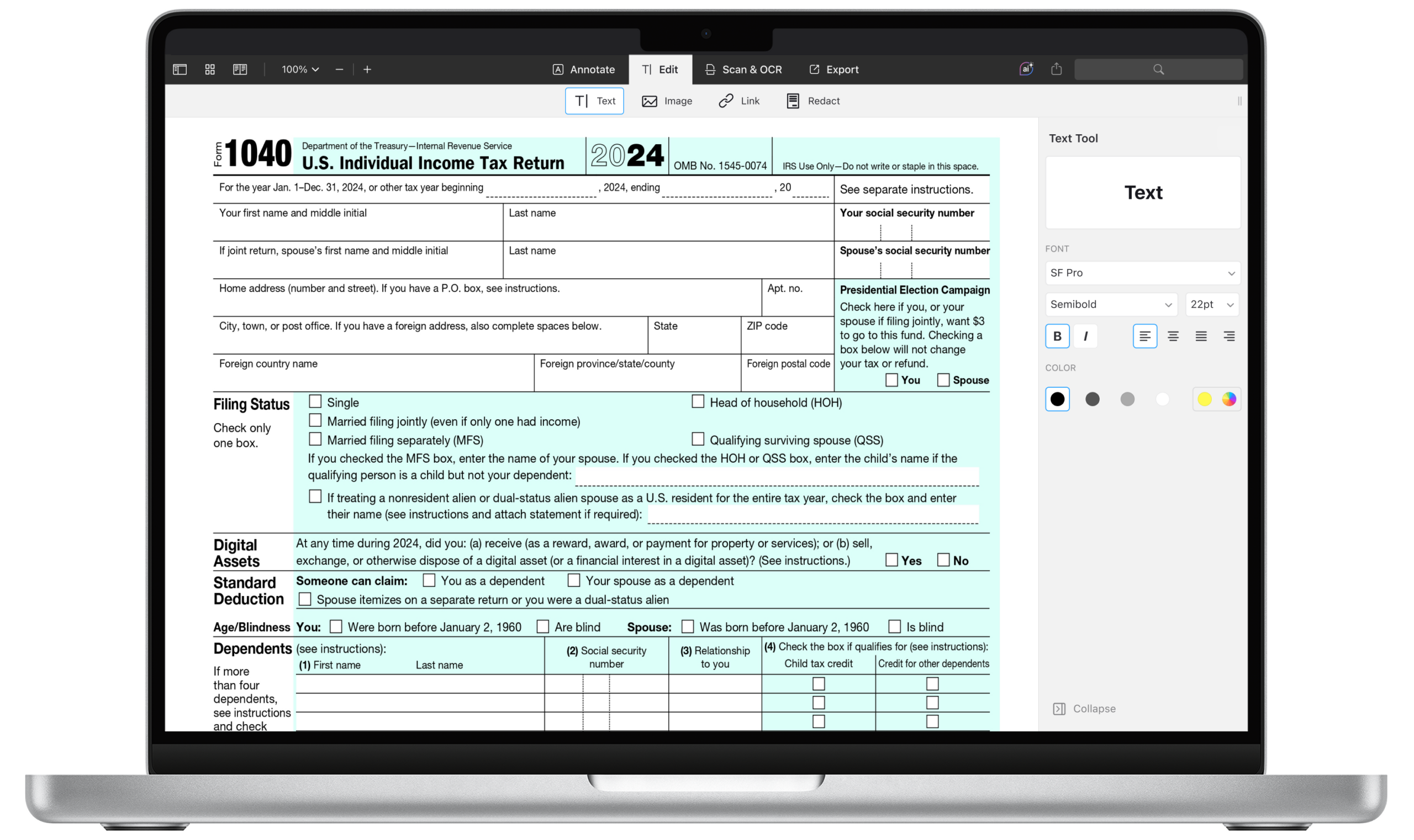 How To Fill Out IRS Form 1040 What Is IRS Form 1040 ES