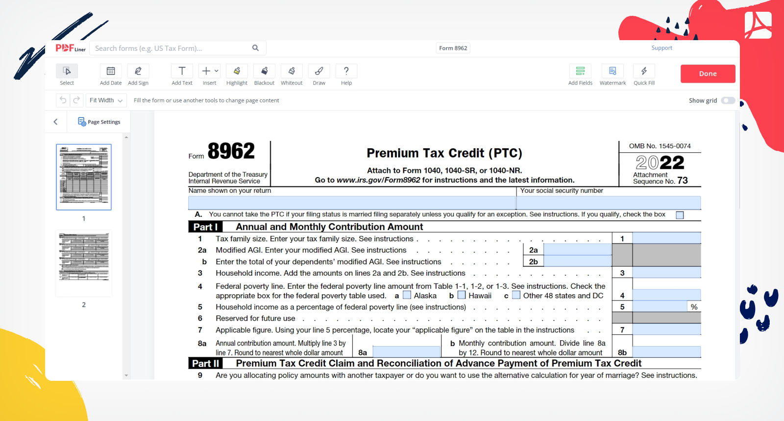 Irs Form 8962