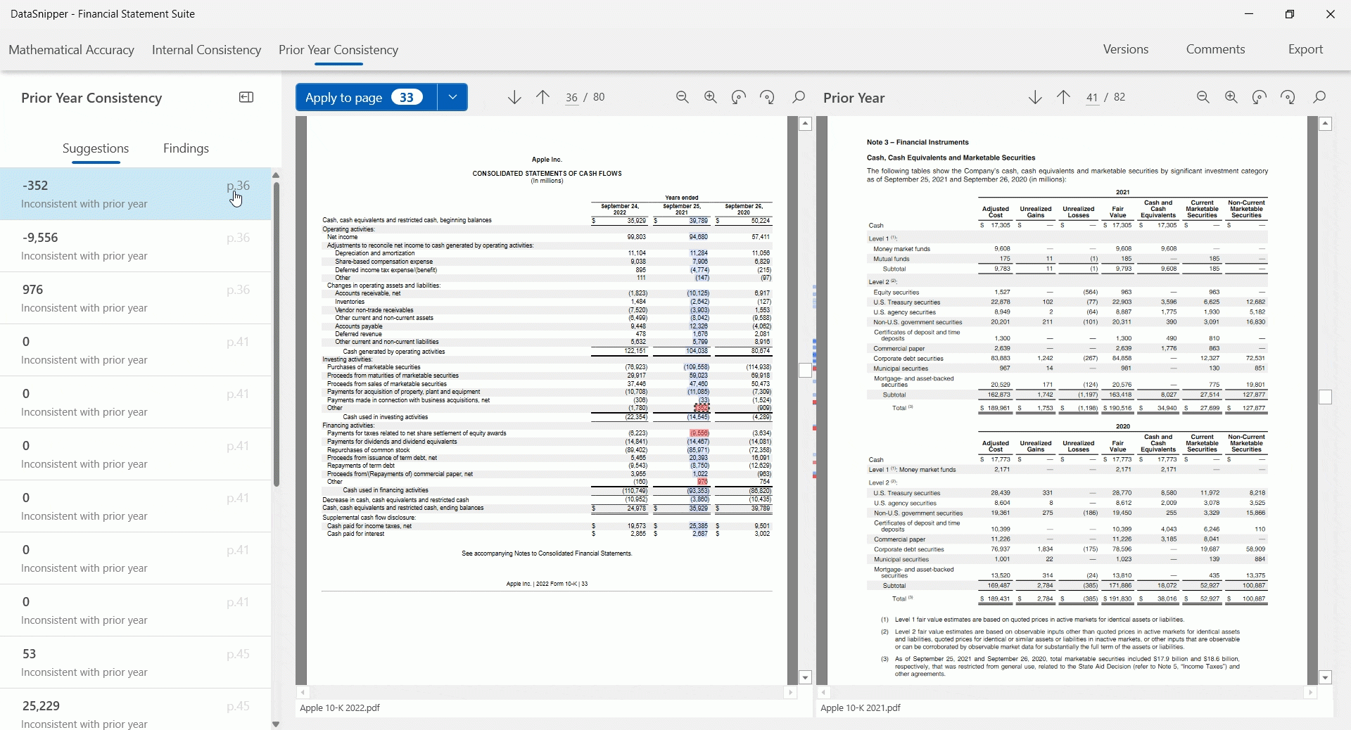 How To Review 10 K Forms With The Financial Statement Suite