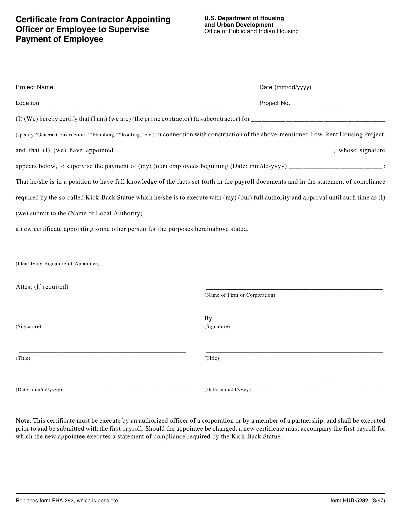Printable Hud Application Forms