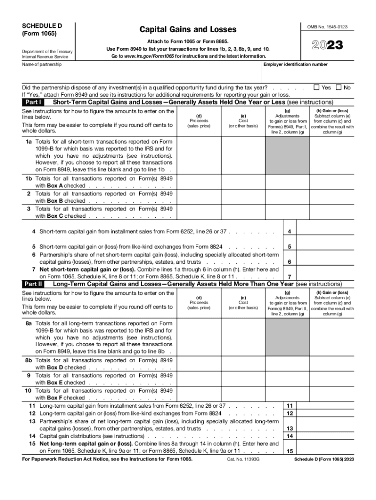 Irs Form 1065 2023