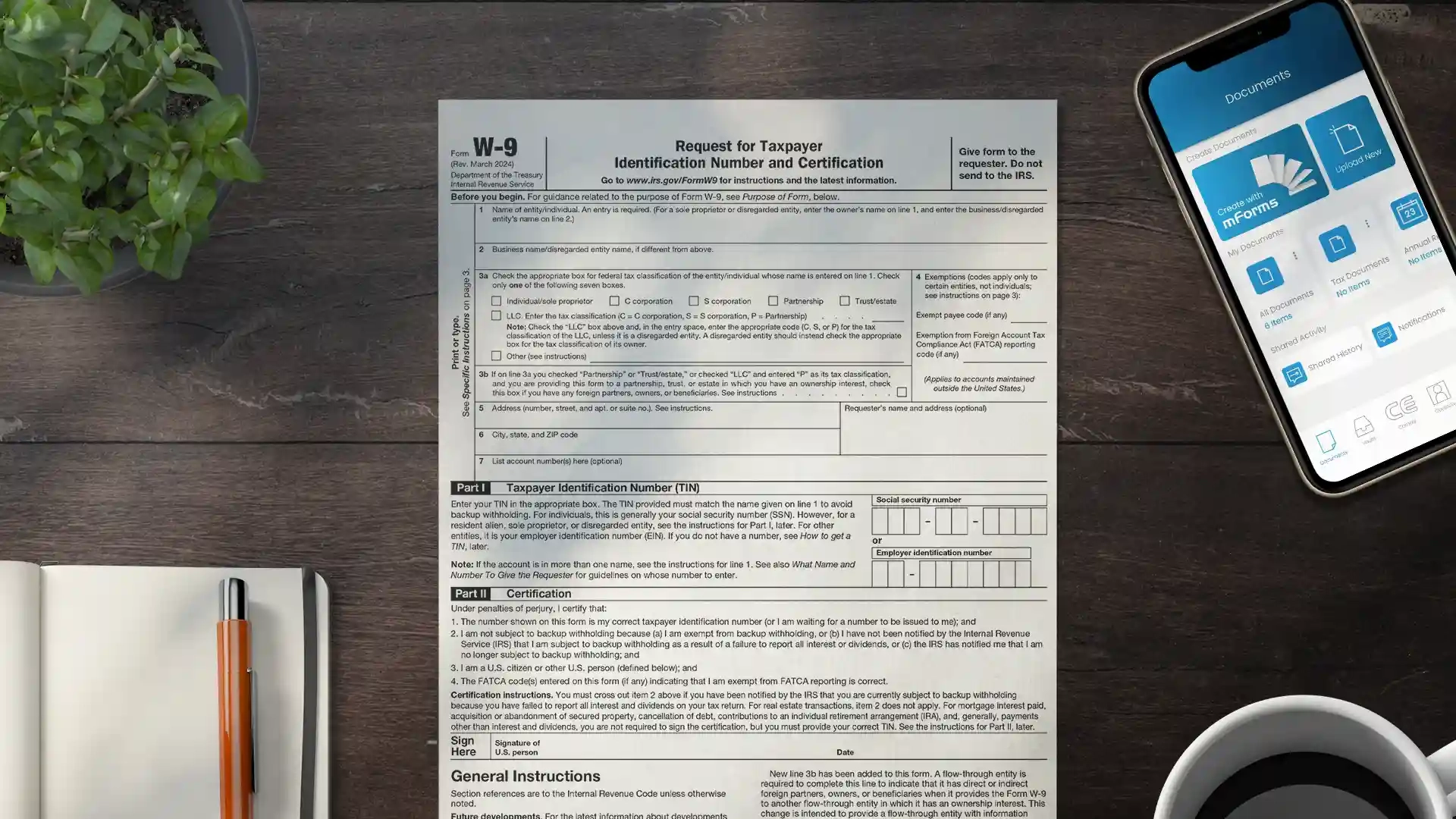 Irs W 9 Form 2024