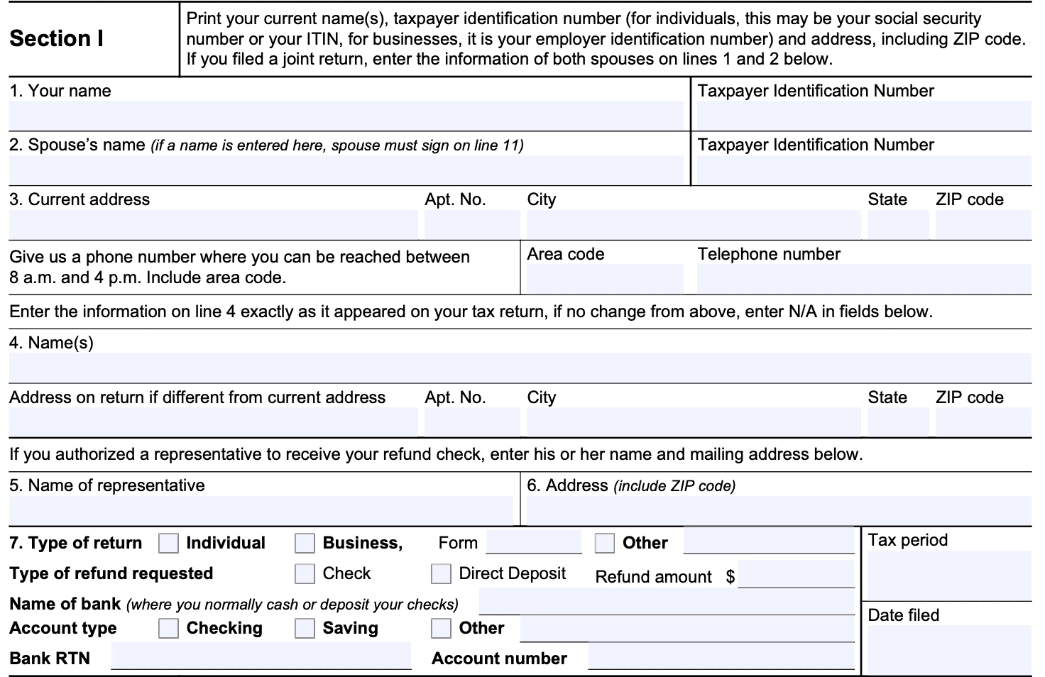 Irs Form 3911