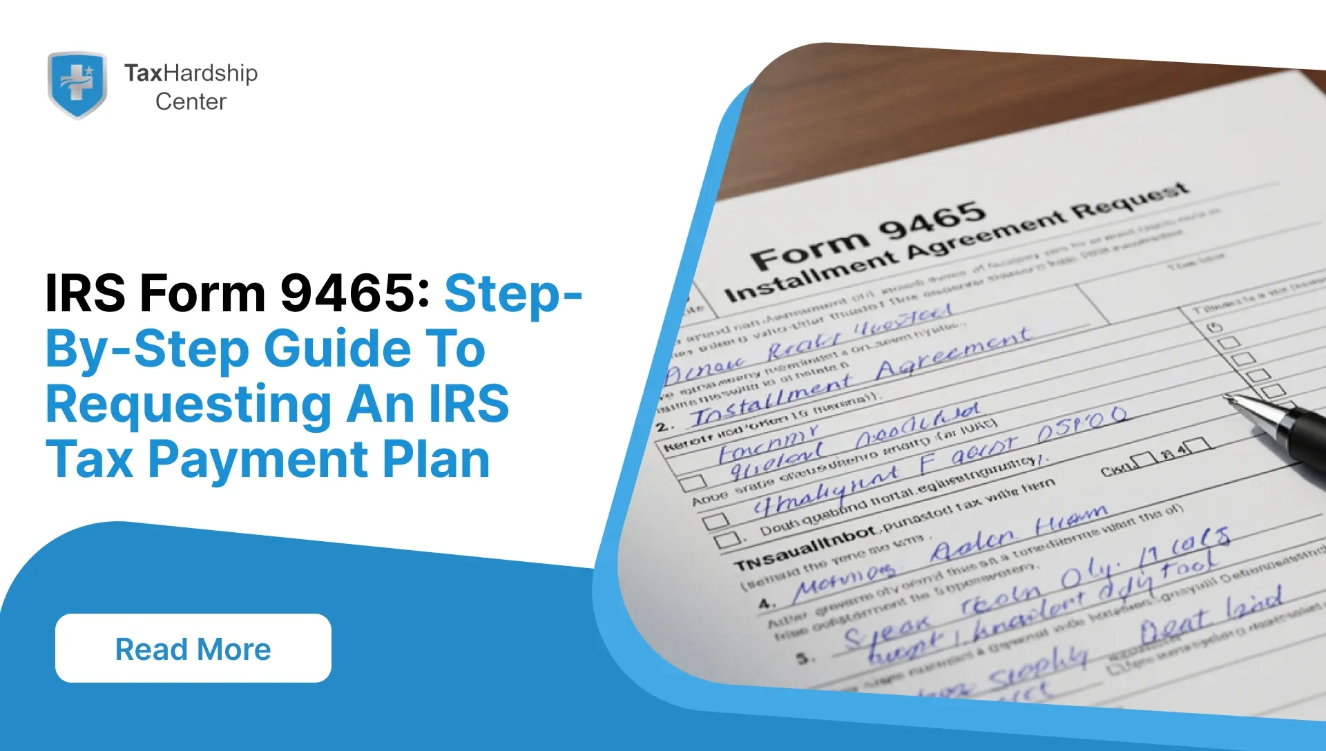 IRS Form 9465 Installment Agreement Guide