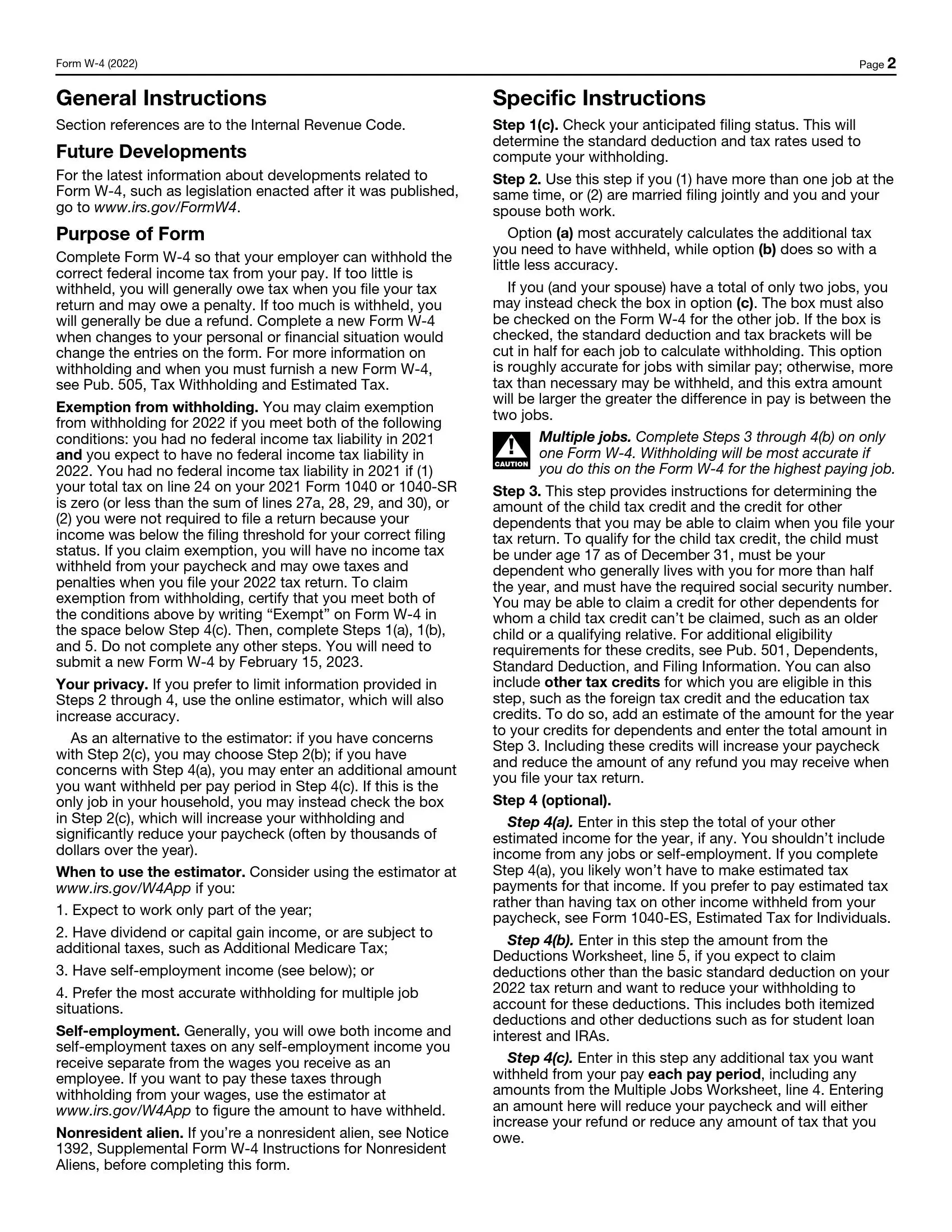 Form W 4v 2025 Printable