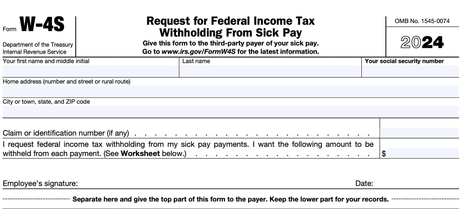 Irs Form Voluntary Withholding