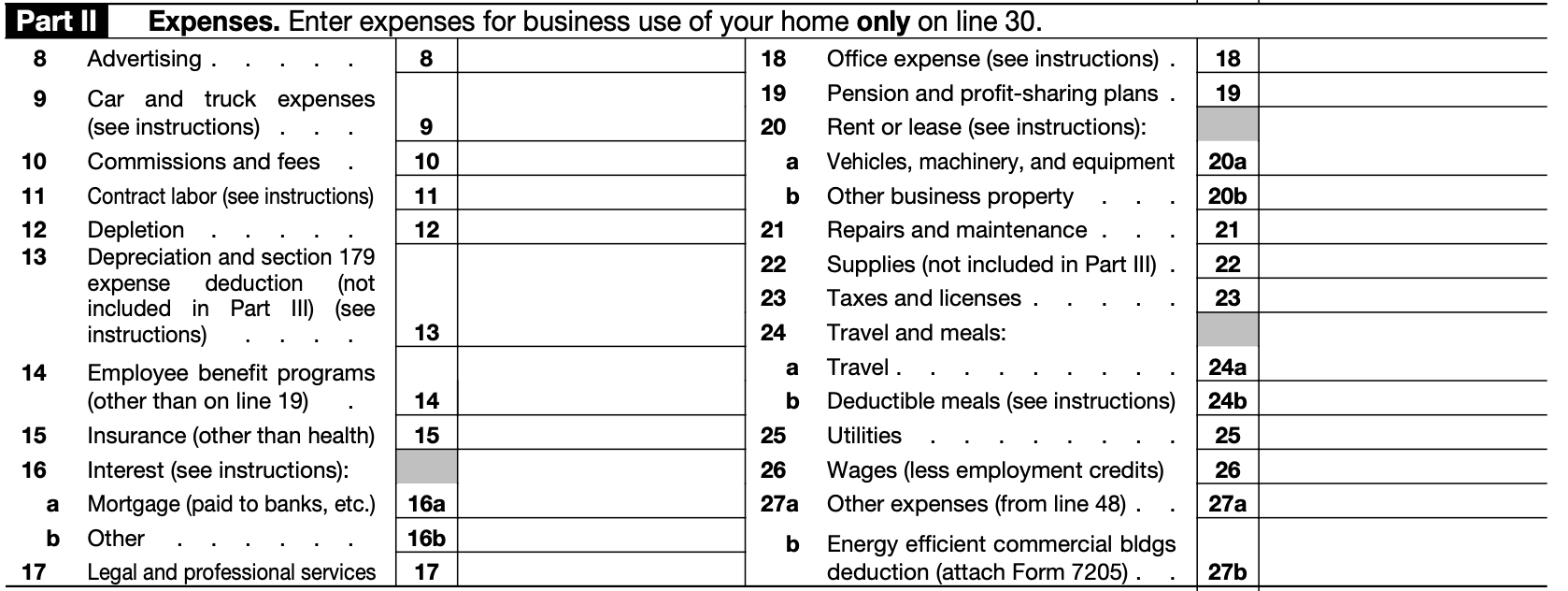IRS Schedule C Form 1040 Instructions 2024 Guide Excel Capital