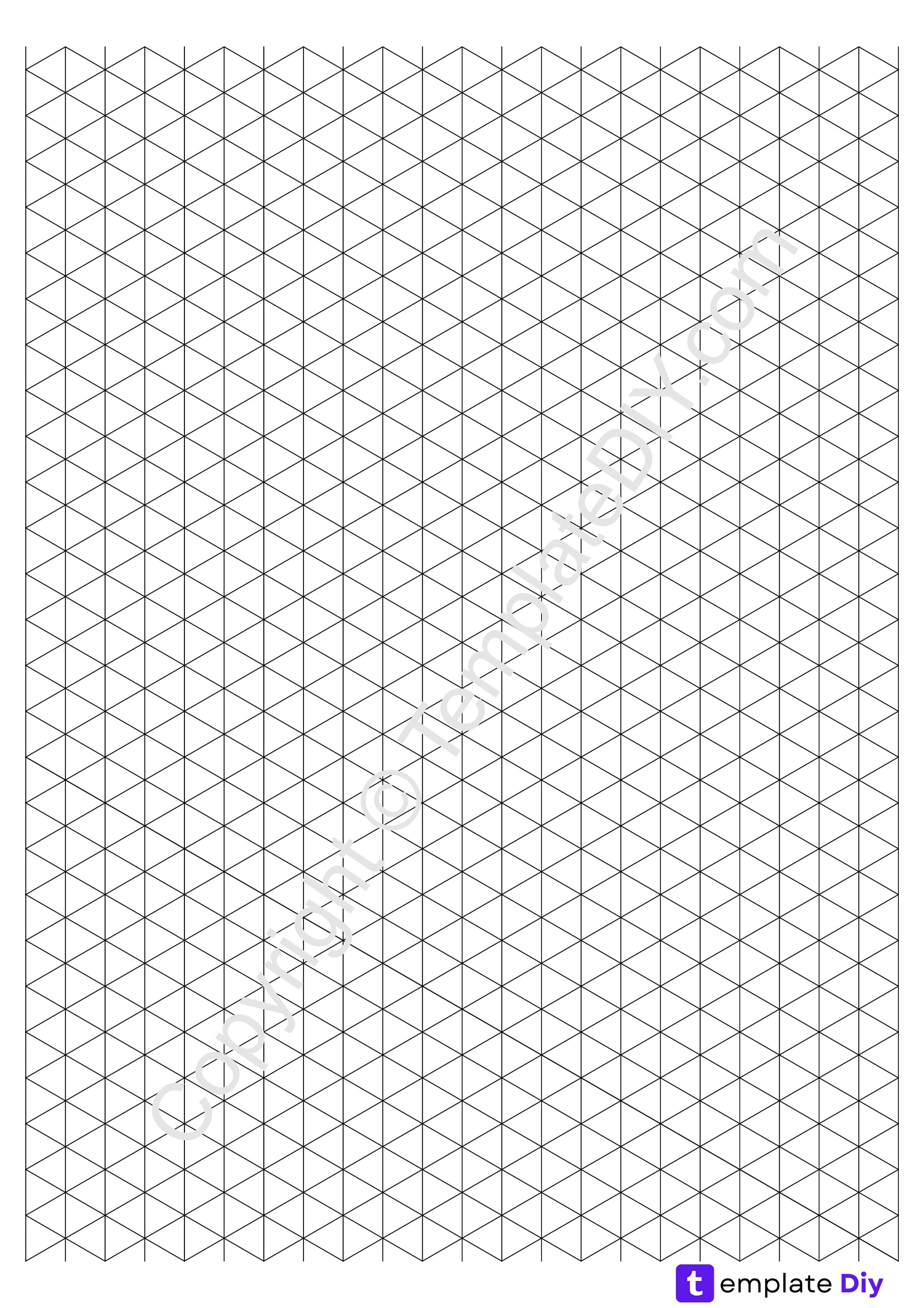 Free Printable Isometric Graph Paper