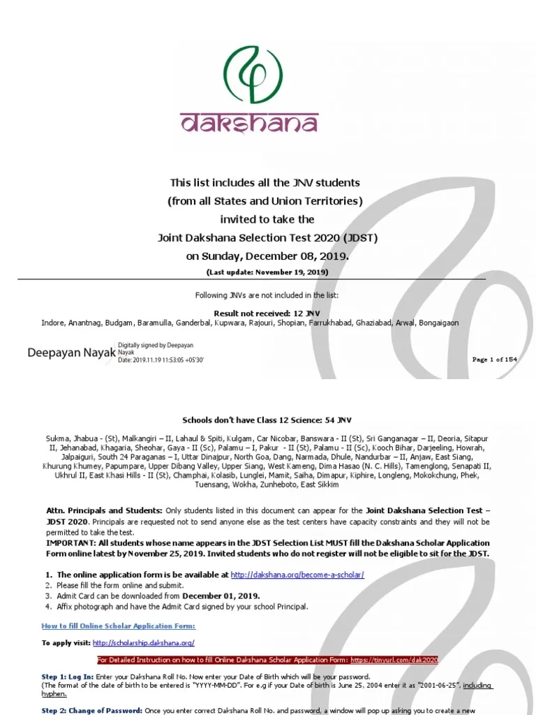 JDST 2020 Invited List 3 19 Nov 2019 PDF Password