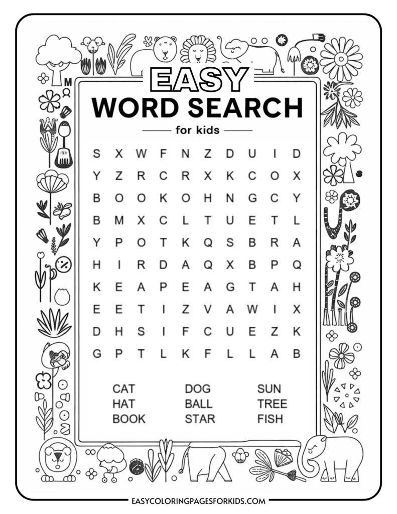 Children's Printable Puzzles