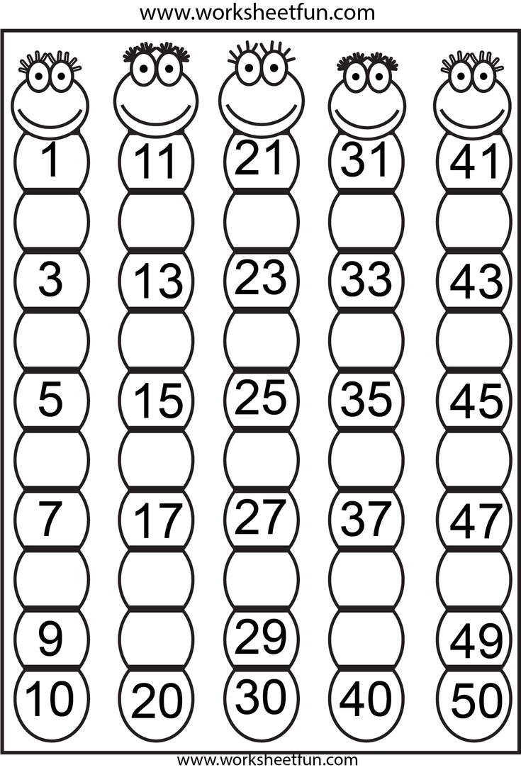 Printable Free Kindergarten Worksheets