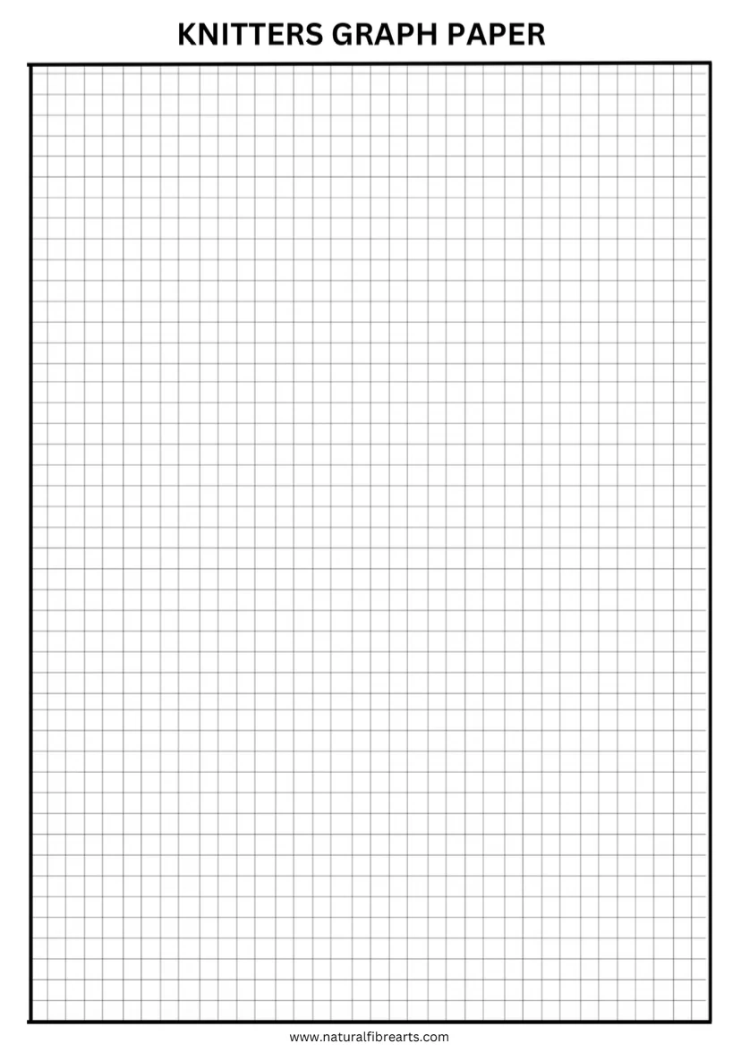 Free Printable Knitting Graph Paper