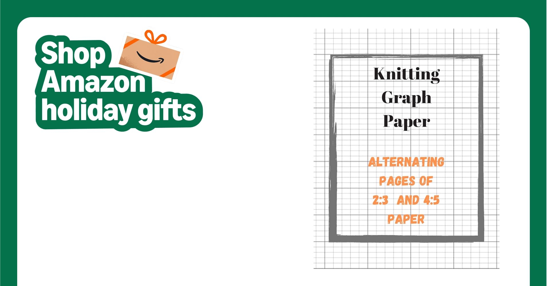 Knitters Graph Paper Journal