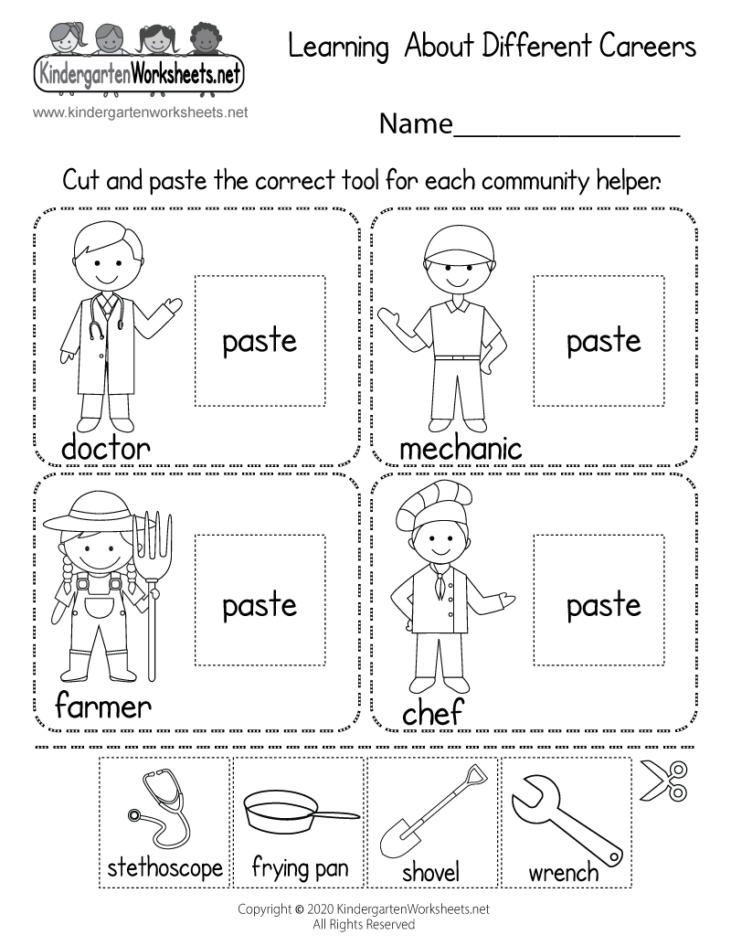Learning About Careers Worksheet Free Printable Digital amp PDF