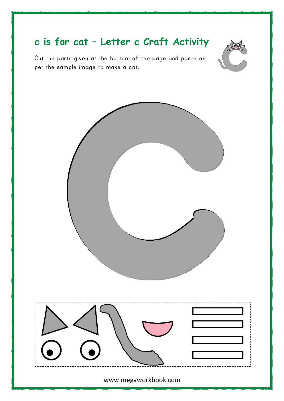 Printables Of The Letter C