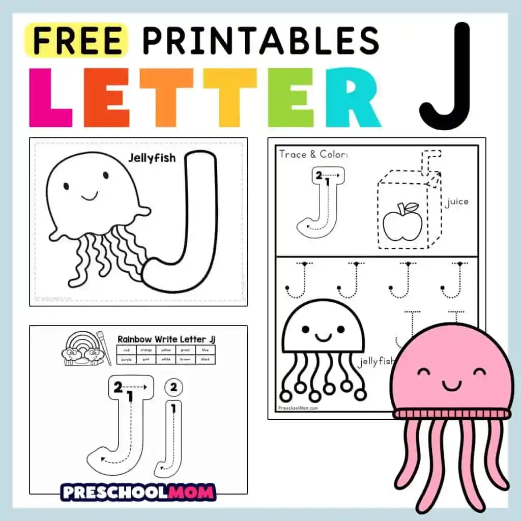 Free Printable Letter J Worksheets Preschool