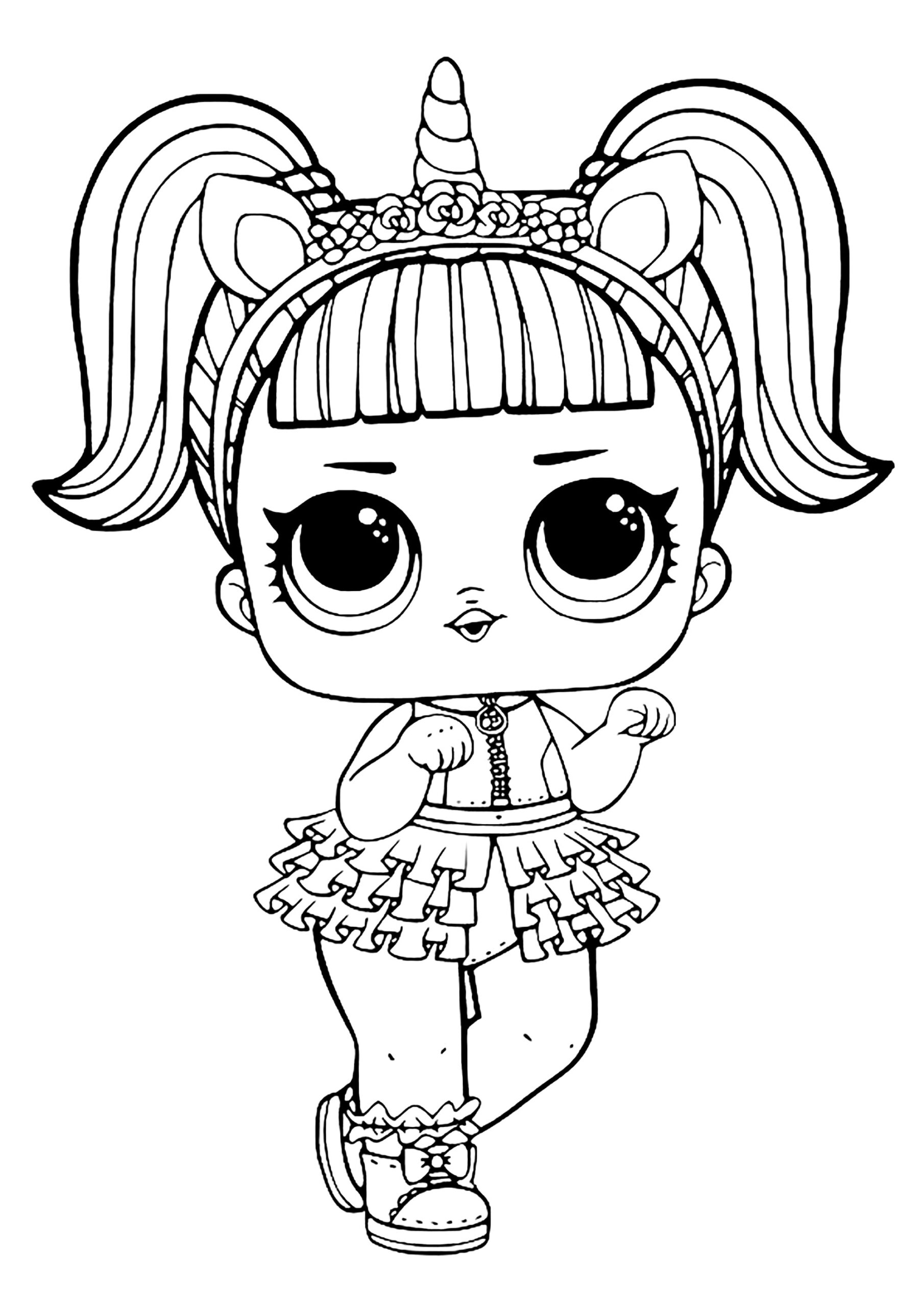 Free Printable Lol Dolls Coloring Pages