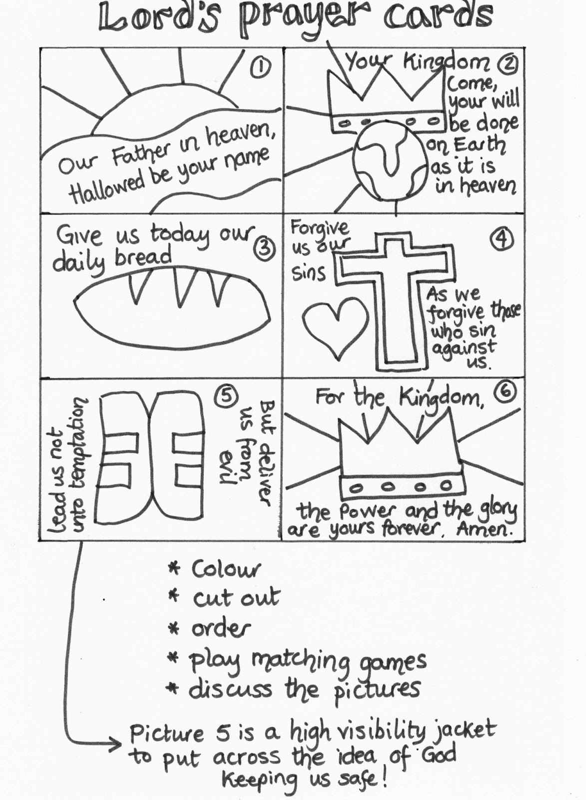 Free Printable Prayer Worksheets For Kids