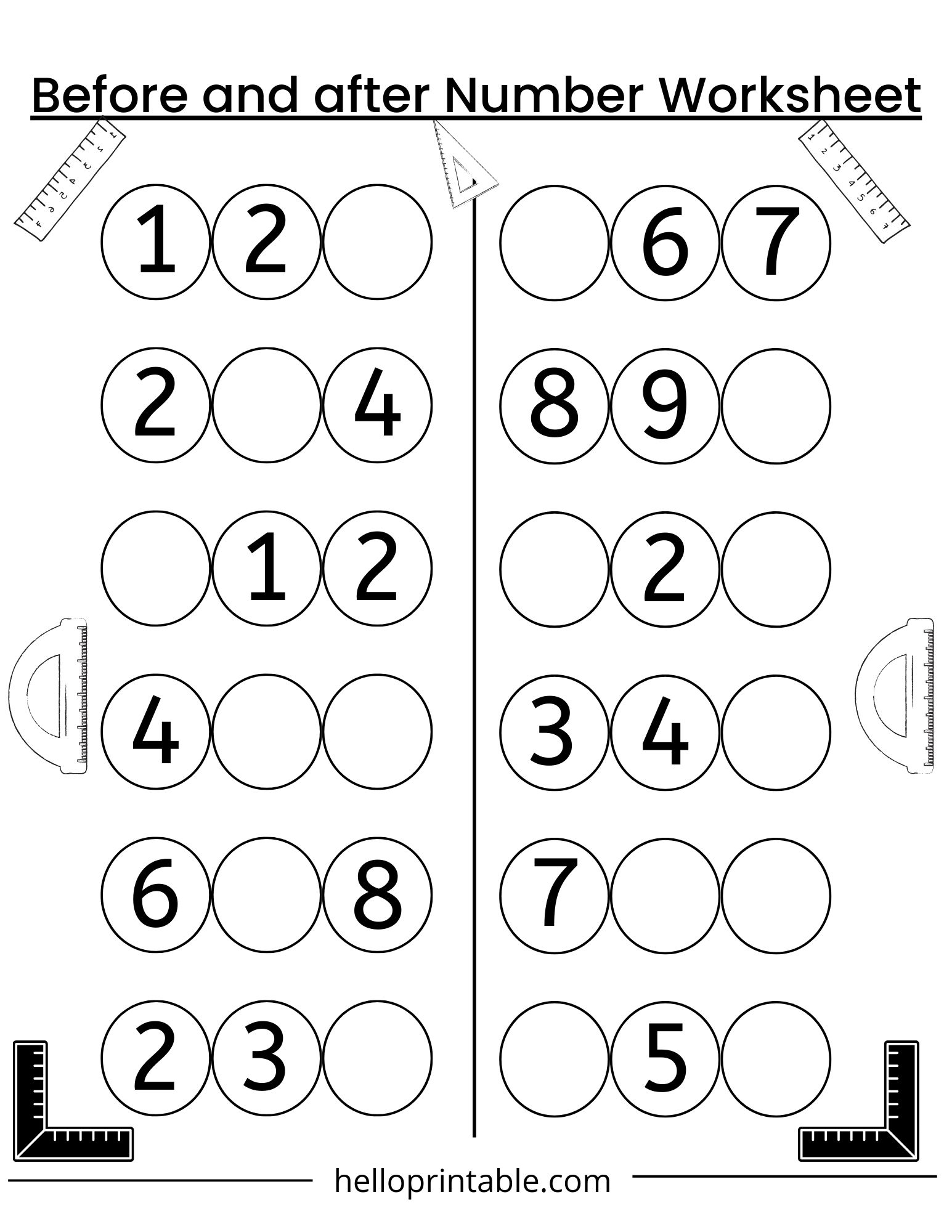 Math Printable Worksheets
